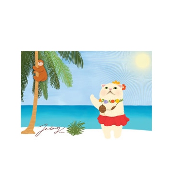 Купить Почтовая открытка 'Choo Choo' - Hawai, Увеличить фото, Разрешение: 357x397px