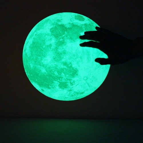 Купить Светящаяся наклейка Луна, Увеличить фото, Разрешение: 600x600px