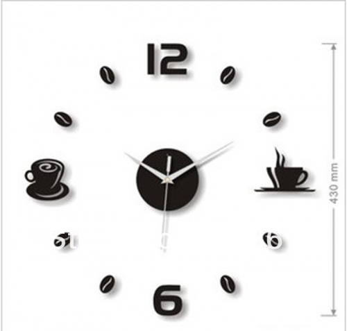 Купить Часы настенные Кофе-Чай. Собери сам., Увеличить фото, Разрешение: 800x762px