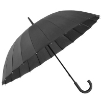 Купить Зонт-трость сверхпрочный чёрный и серый. Mabu, Увеличить фото, Разрешение: 500x500px