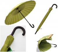 Купить Зонт-трость сверхпрочный зелёный. Mabu, Увеличить фото, Разрешение: 712x634px