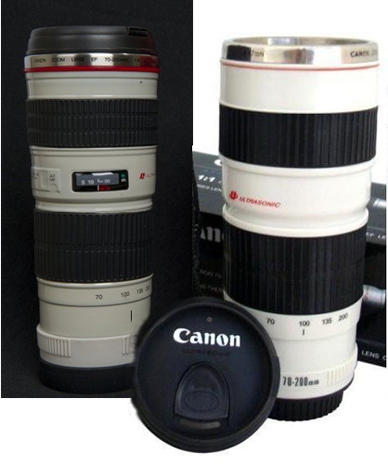 Купить Чашка объектив Canon Lens 70-200 F/4 с поилкой. Кружка термо, Увеличить фото, Разрешение: 388x465px
