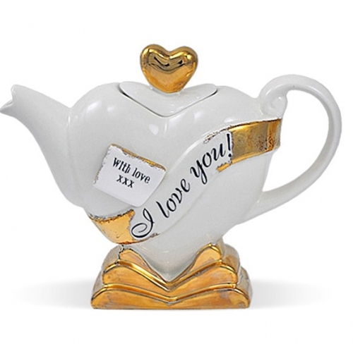 Купить Английский заварочный чайник - Признание в любви, Увеличить фото, Разрешение: 583x568px
