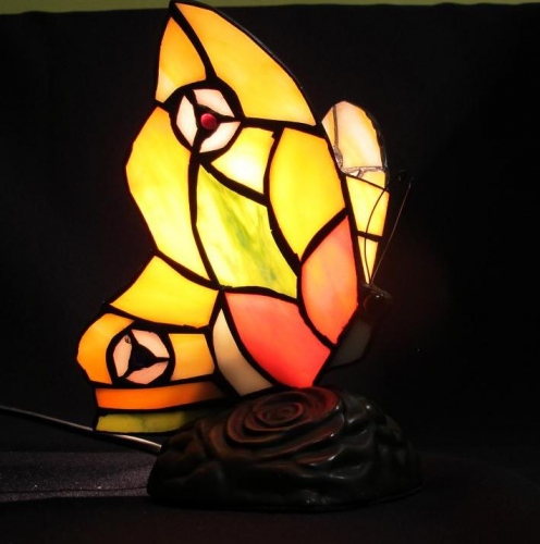 Купить Настольная лампа Тиффани - Бабочка, Увеличить фото, Разрешение: 710x717px