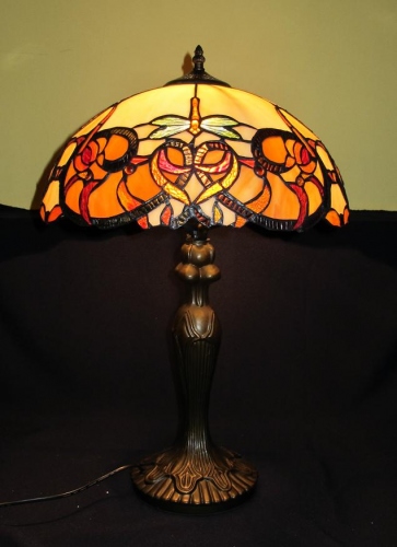 Купить Лампа Tiffani большая - Стрекозы, Увеличить фото, Разрешение: 635x877px