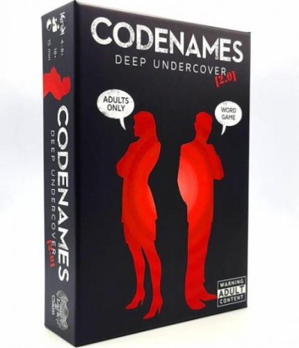 Купить Codenames Deep Undercover на английском. Глубоко под прикрытием Кодовые имена. Настольная карточная игра, Увеличить фото, Разрешение: 484x564px