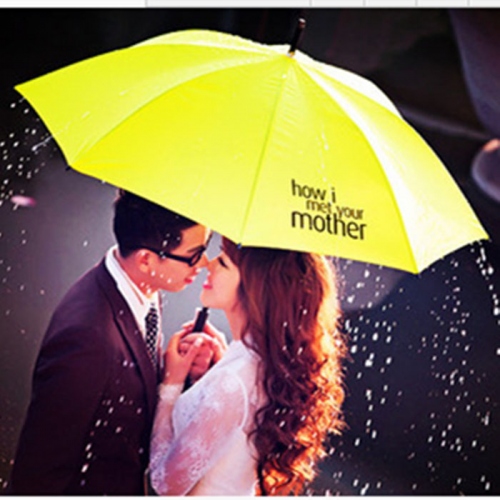 Купить Жёлтый зонтик трость "Как я встретил вашу маму", Увеличить фото, Разрешение: 700x700px