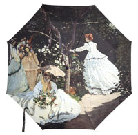 Купить Зонтик складной автоматический по картине Моне - Женщины в саду, - Зонты, Увеличить фото