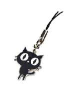 Купить Брелок для мобильного Black Shue Cat, - Брелки